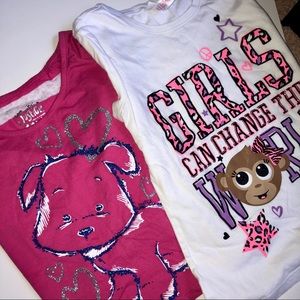 Justice shirts girls bundle size 10 kids pink
